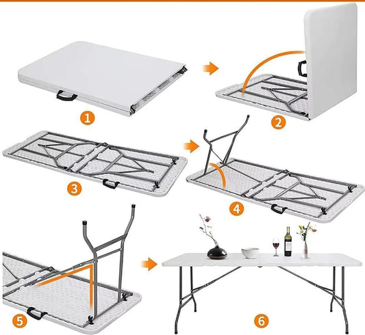 Grande Table de Dressage – Parfaite pour Buffets et Réceptions