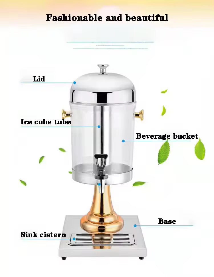 🥂 Distributeur de Boisson 8L – Élégant, Pratique et Idéal pour Vos Réceptions