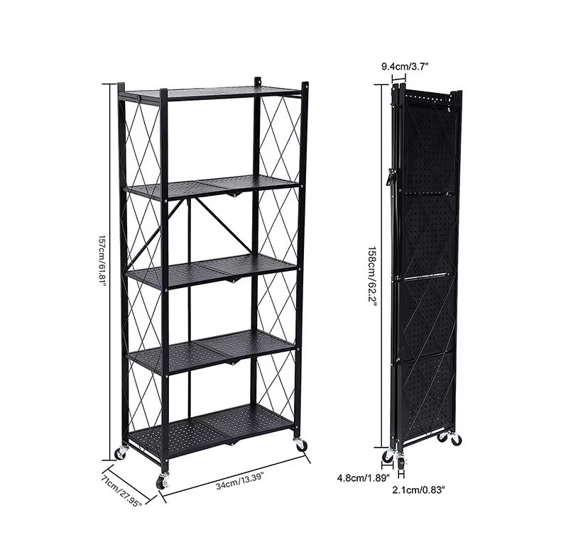 Étagère Métallique pliable 5 couches